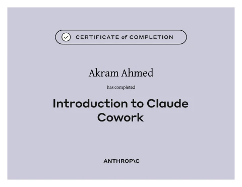 Introduction to Claude Cowork, Anthropic
