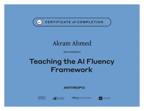 Teaching the AI Fluency Framework, Anthropic